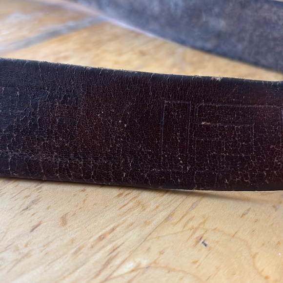 Vintage iceberg jeans, brown leather belts, size 36 super strong - Picture 4 of 4